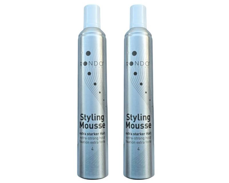 RONDO Haarfestiger Rondo Styling Mousse 500ml Extra Strong 2 Stück von RONDO