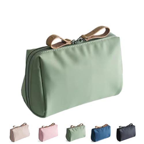 Strealinem Streamline Reise-Make-up-Tasche für Damen, tragbare, wasserdichte Mini-Make-up-Tasche für den täglichen Gebrauch, multifunktionale (Green) von RONGJUEOZ