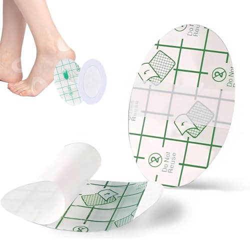 Zealburst J Selbstklebender, unsichtbarer Fersenschutz-Aufkleber, Zealburst Wasserdichter Fußschutz, Fersenschutz-Aufkleber, Ohrenschützer für die Dusche (100 pcs) von RONGJUEOZ