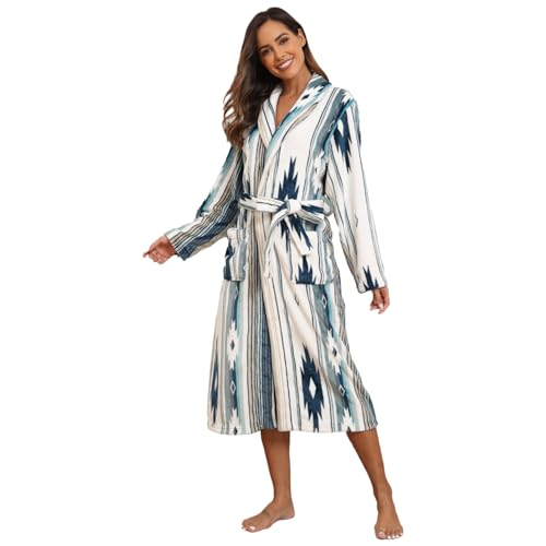 RONGTAI Damen-Bademantel aus Fleece, kuschelig warm, lang, Nachthemd, Nachtwäsche, XX-Large RONGTAI Damen-Bademantel aus Fleece, kuschelig warm, lang, Nachthemd, Nachtwäsche, XX-Large von RONGTAI