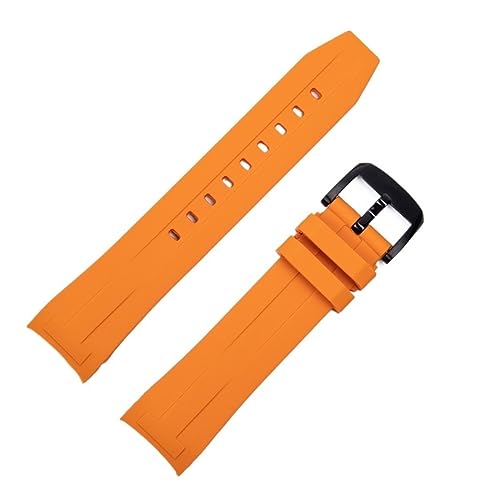 RONGYEDE 22 mm weiches Gummi-Uhrenarmband für Tissot Tissot T120 gebogenes Taucher-Silikon-Uhrenarmband T120417A Herren-Armband mit Dornschließe(Größe:22 mm) von RONGYEDE