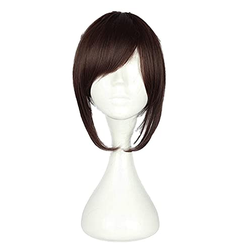 RONGYEDE-Anime Angriff auf Titan Sasha Bluse Cosplay Langbraune Perücke + Wig Mütze Synthetische Haar Anime Party Requisiten for Mädchen Frauen Perücken von RONGYEDE