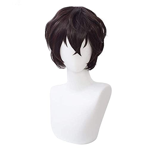 RONGYEDE Bungo Streune Hunde Cos Dazai Osamu Ryunosuke Akutagawa Ryuunosuke Chuya Nakahara Chuuya Nakajima Atsushi Edogawa Ranpo Cosplay Perücke Beige von RONGYEDE