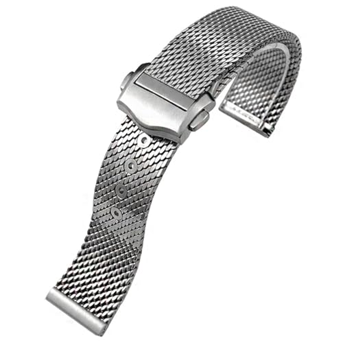 RONGYEDE Uhrenarmband aus massivem Titanstahl 20 mm für Omega 007 Edition Seamaster Diver 300 m keine Zeit zum Sterben(Größe:20 mm) von RONGYEDE