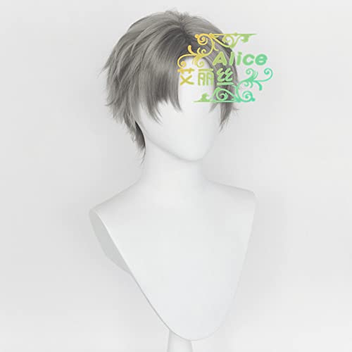 RONGYEDE-Wig Anime Cosplay Aili Silk Snake Masked Teenager small White vicked Unknown COS Fake Hair Mixed von RONGYEDE