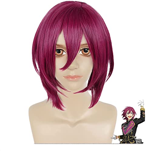 RONGYEDE-Wig Anime Cosplay Anime Cosplay Perücken Saegusa Ibara IBR Cosplay Perücke for Ensemble Sterne Requisiten Zubehör mit kostenloser Wig-Kappe von RONGYEDE