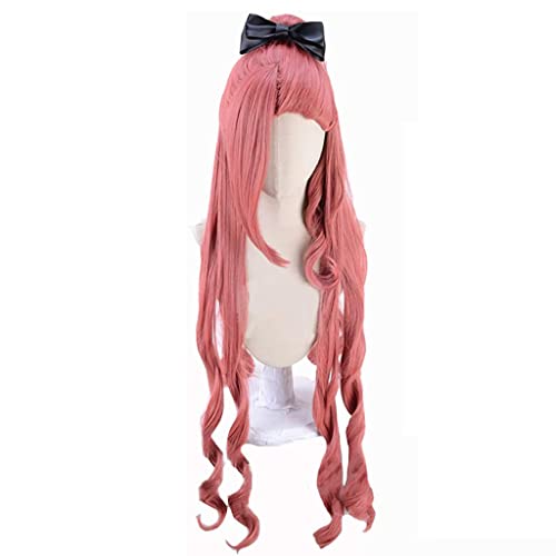 RONGYEDE Wig Anime Cosplay Anime-Perücke Hypnosis Mic Division Rap Battle Cosplay Ichijiku Kadenokoji Perücke lange rote Perücke Kostüm-Halloween-Perücke for Halloween Kostümparty von RONGYEDE