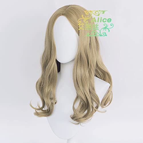 RONGYEDE-Wig Anime Cosplay Elisi Rioli 8 Village Bela/Bella COS Pseudo Simulation Head Leather Top Special von RONGYEDE