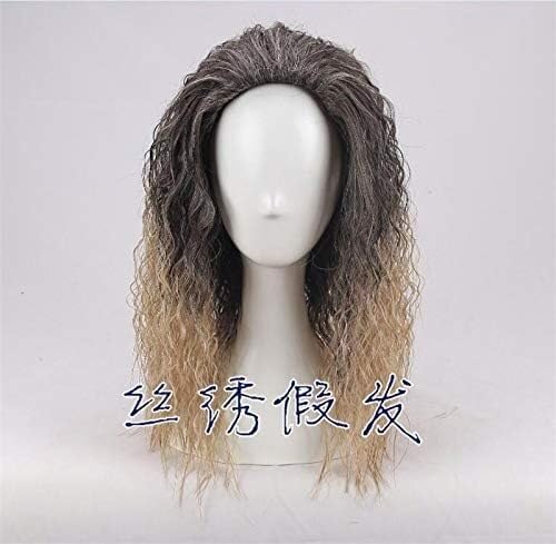 RONGYEDE-Wig Anime Cosplay Film Perücke Rollenspiele Haar Comic Cosplay Jason Momoa Perücke Karneval Haar for Männer Erwachsene Cosplay Requisiten von RONGYEDE