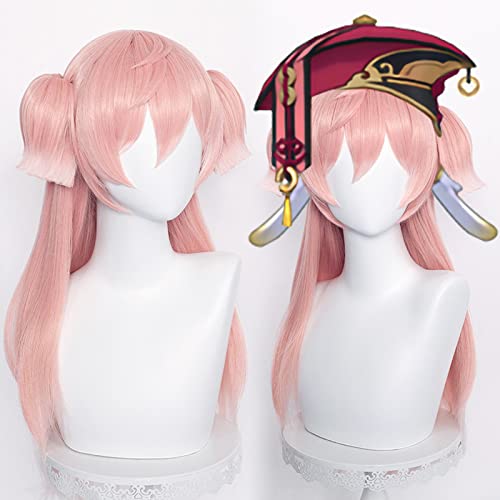 RONGYEDE-Wig Anime Cosplay Genshin Impact Ganyu God Abeduo Shenli Aya Hua Yaoyao Dayins Leib Paimeng Sangsu Sugar Cos Wig Smoky Wig von RONGYEDE