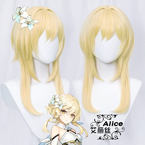 RONGYEDE-Wig Anime Cosplay Original Sunny Mona god COS Fake gangly Luke Barbara Conducting Empty Confucius von RONGYEDE