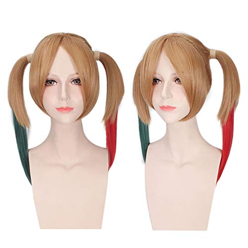 RONGYEDE-Wig Anime Cosplay Perücke for Fasching Nachtleben CluI Party Dress Up Perücke Cosplay Anime Perücke Universal Farbe Harajuku Anti-Curled Herren Kurzhaar Anti-Curled Stil von RONGYEDE