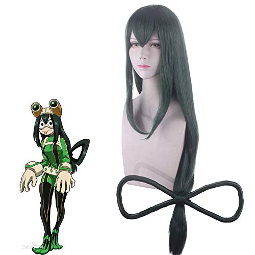 RONGYEDE-Wig Anime Cosplay Perücke for Fasching Nachtleben CluI Party Verkleidung Perücke Cosplay-Perücke Frosch Pflaume Regen Split Figur 8 von RONGYEDE