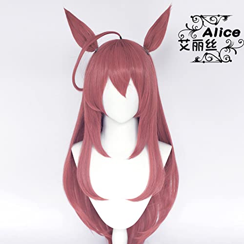 RONGYEDE-Wig Anime Cosplay Racing Pretty Derby Mip Waves COS Fake Color Ear Tail von RONGYEDE