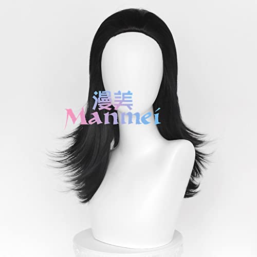 RONGYEDE-Wig Anime Cosplay Thor Avengers 3 Loki Cos Wig Loki Black Back Head Hierarchical Anti-Alice Wig von RONGYEDE