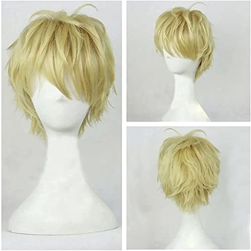 RONGYEDE Wig Anime Cosplay Weihnachts-Anime-Cosplay-Perücke for Ouran High School Host Club Tamaki Suou Halloween Karnevalsparty Karneval Nachtleben Konzerte Hochzeiten Maskerade-Partys von RONGYEDE