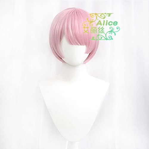 RONGYEDE-Wig Anime Cosplay von Null beginnend Weltleben Ram Lamrim Volltonfarbe wurde allmählich EIN junges Jahr cos von RONGYEDE