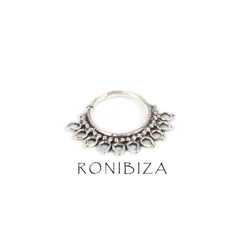 Silber Ring - 1, 5mm Dicke Silberne Nase Nasenring 925 | Nl8S von RONIBIZA