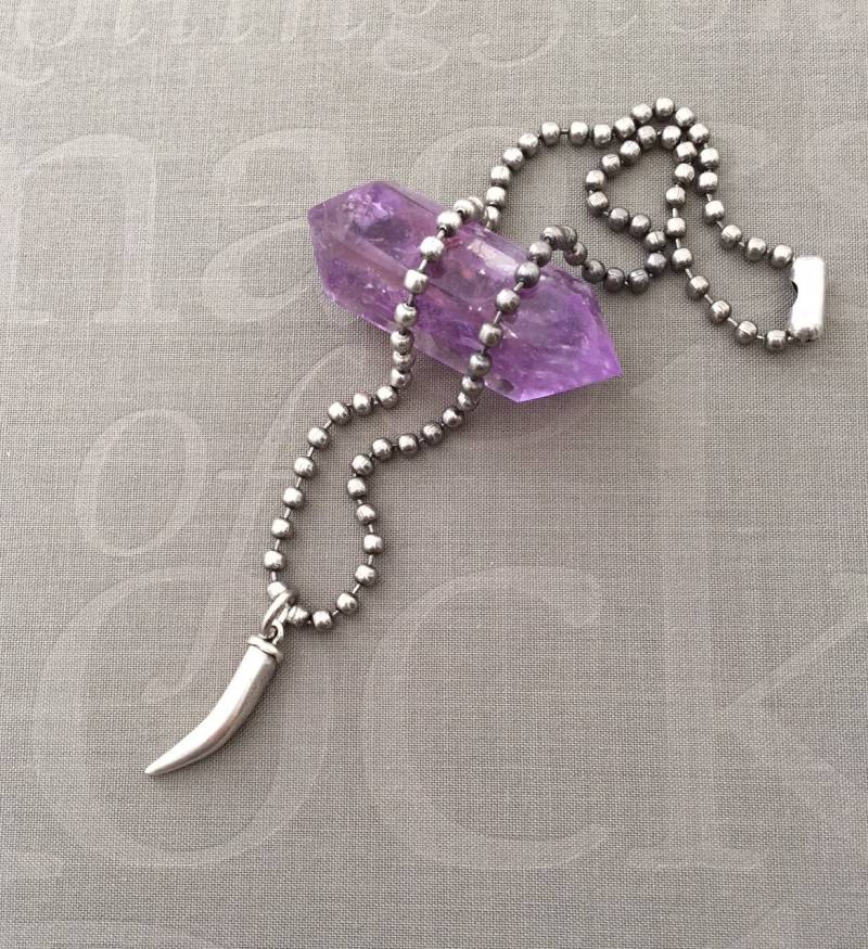Unisex Silber Zahn-Halskette, Zahn-Anhänger-Kugel-Kette Unisex Silber Zahn-Halskette, Zahn-Anhänger-Kugel-Kette von RONIMO