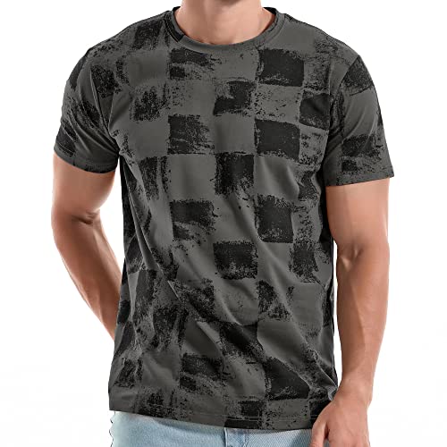 RONOMO Herren T-Shirt Street T-Shirt Qualität T-Shirt（GZ Grau XL von RONOMO