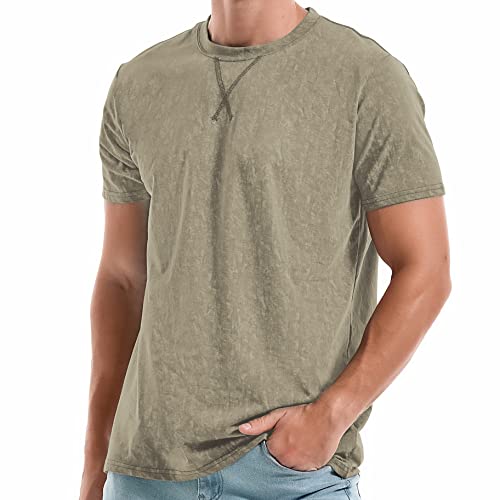 RONOMO Herren T-Shirt Hochwertiges T-Shirt（CSX Military Green XXL von RONOMO