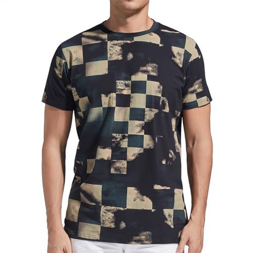 RONOMO Herren T-Shirt Street T-Shirt Qualität T-Shirt（CGZ Green M von RONOMO