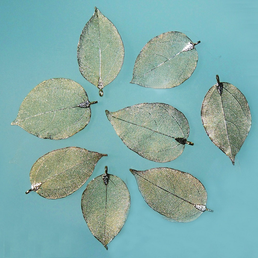 Anhänger Blattgold von RONatARTMANIA