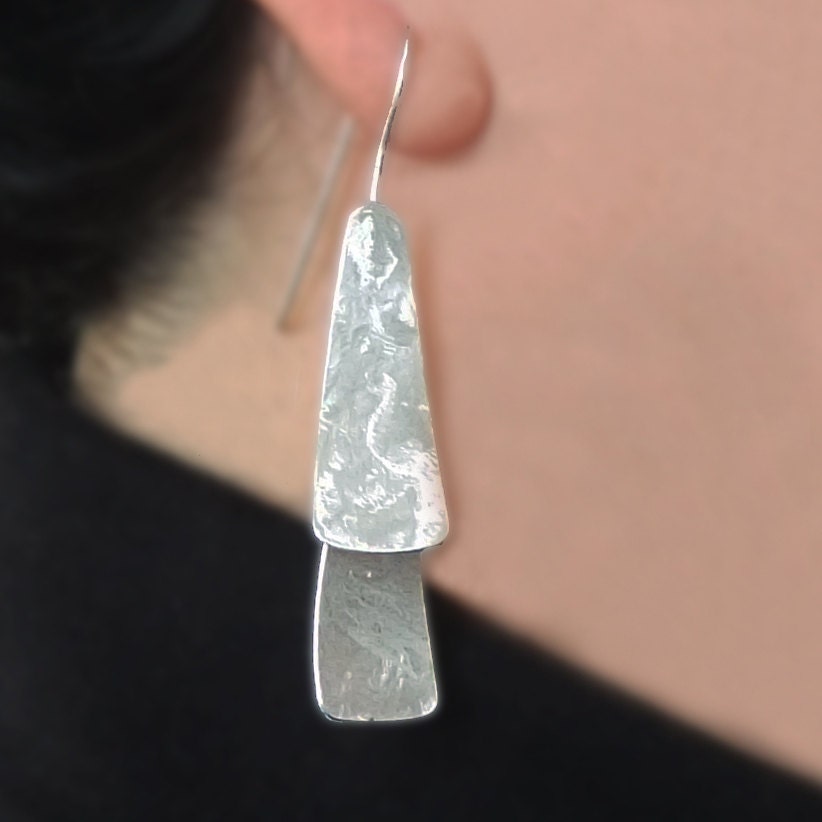 Ohrringe 3 Silber 925 von RONatARTMANIA