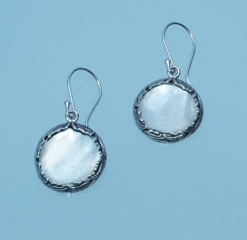 Perlmutt Ohrringe 10 von RONatARTMANIA