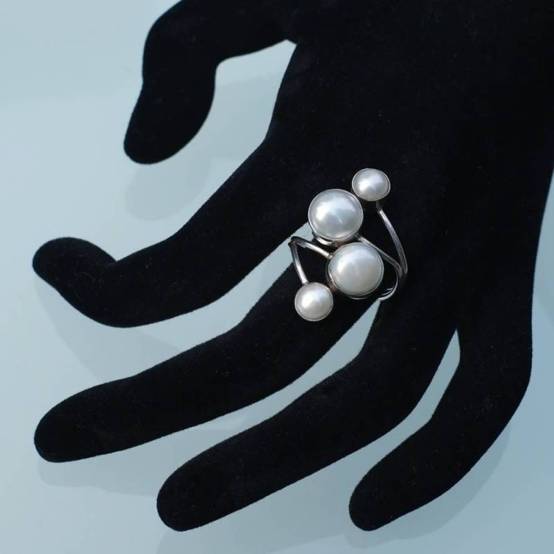 Ring Mabe Perle 6 von RONatARTMANIA