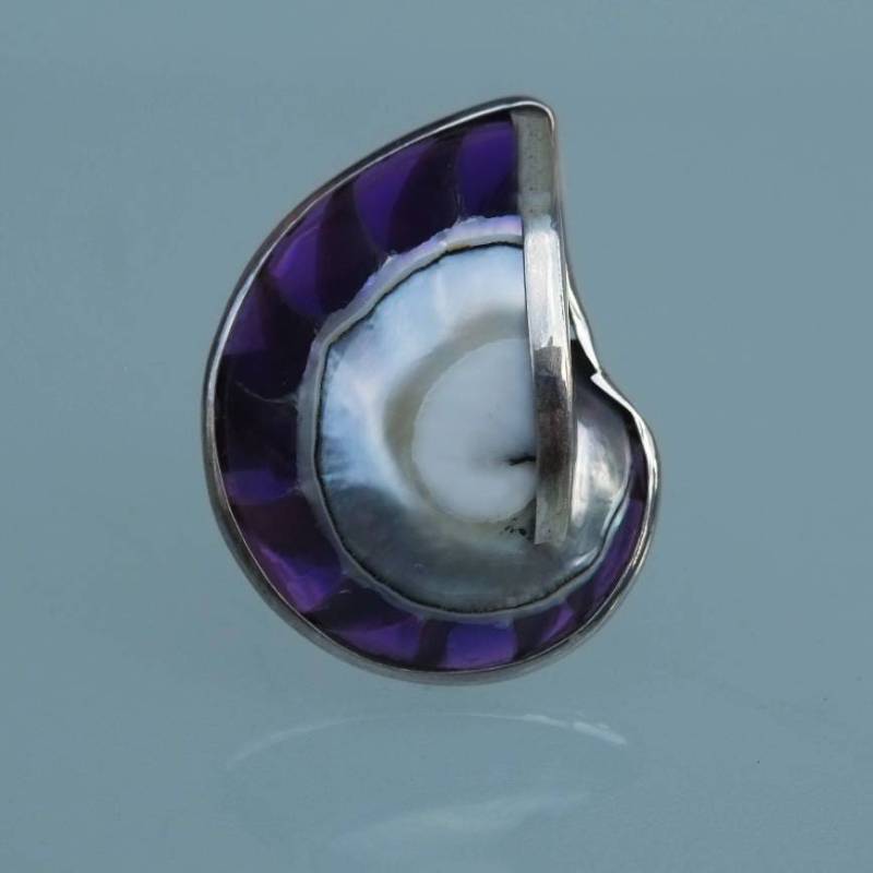 Ring Shell Lila von RONatARTMANIA