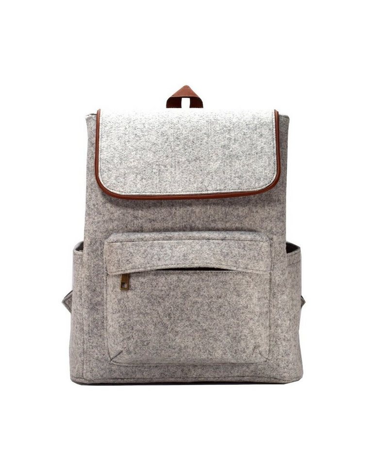ROOGU Notebook-Rucksack ROOGU Grey Buddy * Eleganter Rucksack Filz von ROOGU