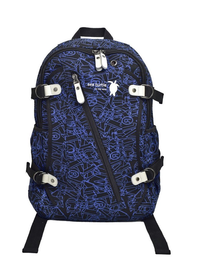 ROOGU Rucksack ROOGU Land/Sea Turtle Rucksack 25l Stadt Schule Uni Arbeit Laptop von ROOGU