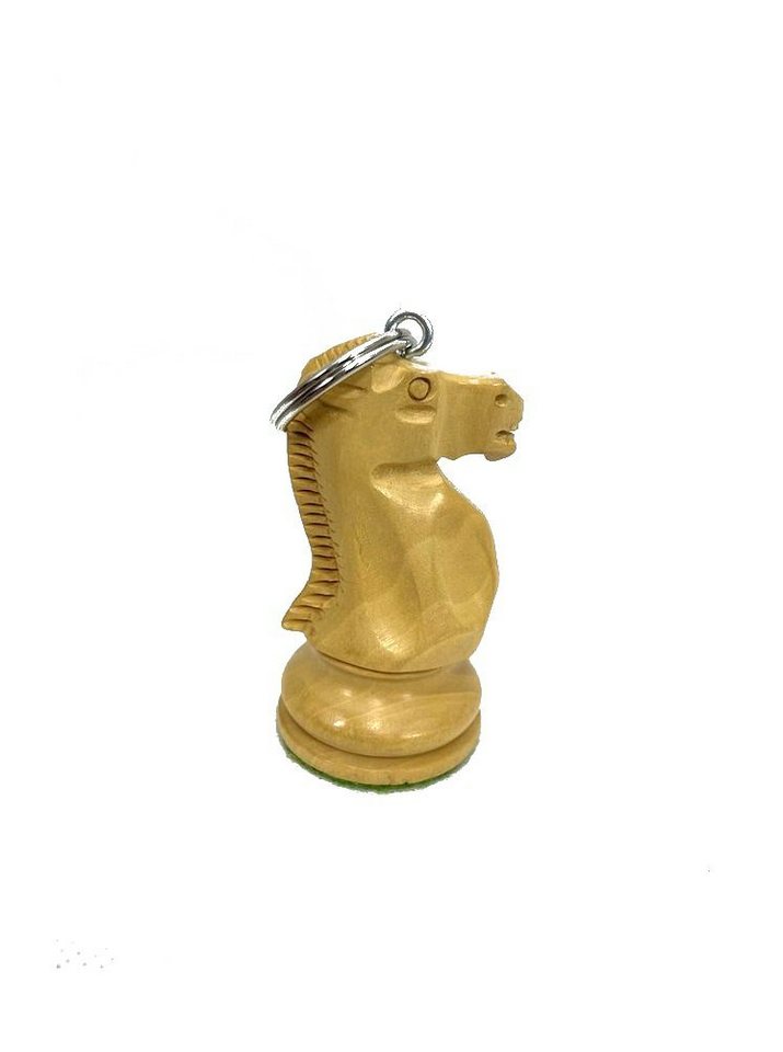 ROOGU Schlüsselanhänger ROOGU Schlüsselanhänger Ring echte Schachfigur Premium von ROOGU