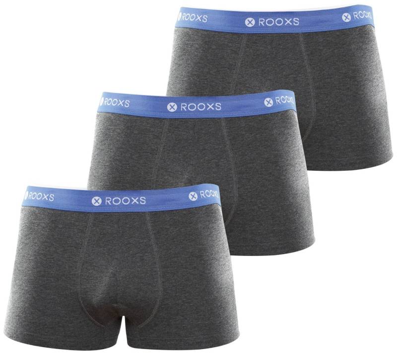 ROOXS Boxershorts Enge Unterhosen Herren Männer (3-St) Baumwolle Retroshorts von ROOXS