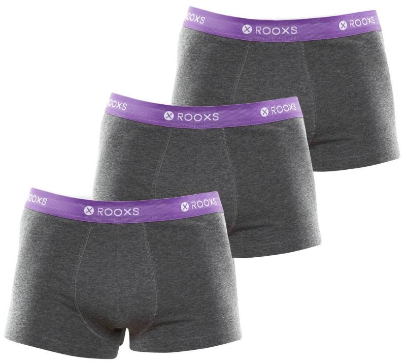 ROOXS Boxershorts Enge Unterhosen Herren Männer (3-St) Baumwolle Retroshorts von ROOXS