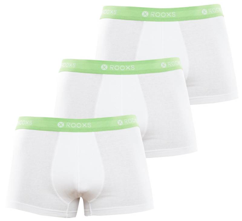 ROOXS Boxershorts Enge Unterhosen Herren Männer (3-St) Baumwolle Retroshorts von ROOXS