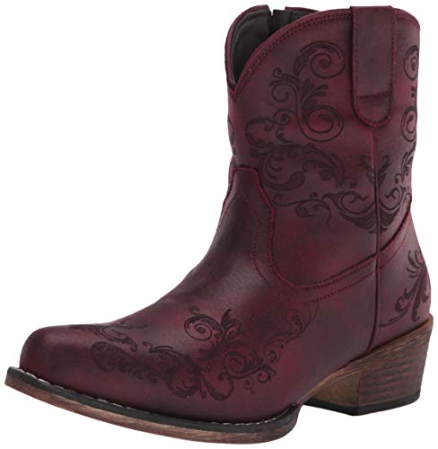 ROPER Damen Kurzer Stuff Westernstiefel, Rot/Ausflug, einfarbig (Getaway Solids), 36 EU von ROPER