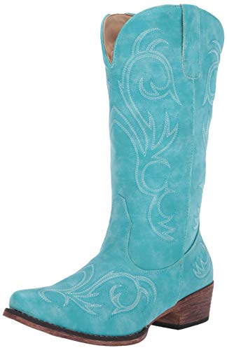 ROPER Damen Riley Mode-Stiefel, blau, 41 EU von ROPER