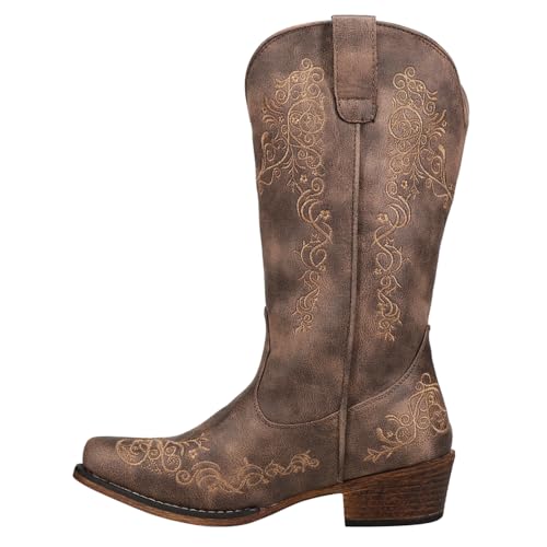 ROPER Damen Riley Scroll Westernstiefel, braun, 37 EU von ROPER