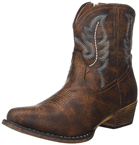 ROPER Damen Shay Westernstiefel, Cognac Kunstleder, 41 EU von ROPER