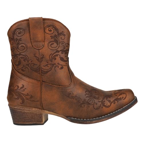 ROPER Damen Kurzer Stuff Mode-Stiefel, Cognac, 38.5 EU von ROPER
