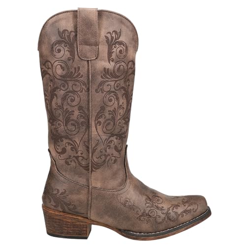 ROPER Damen Tall Stuff Round Toe Cowboy Boots Westernstiefel, Braun, 38.5 EU von ROPER