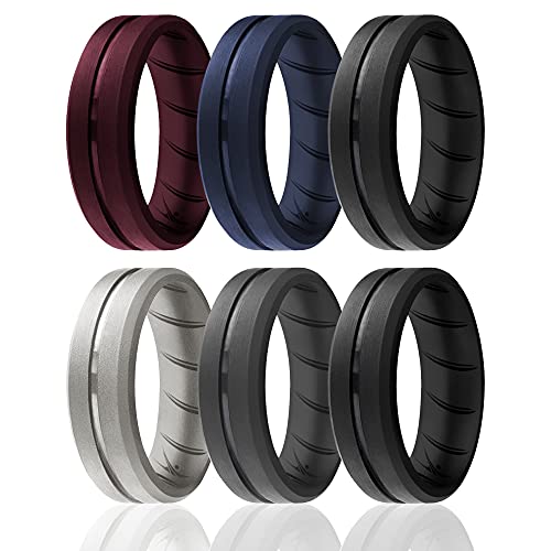 ROQ , Herren Platin Irregulär Kein Edelstein Ehering-Set, Multi-color, - I0119156 ROQ , Herren Platin Irregulär Kein Edelstein Ehering-Set, Multi-color, - I0119156 von ROQ