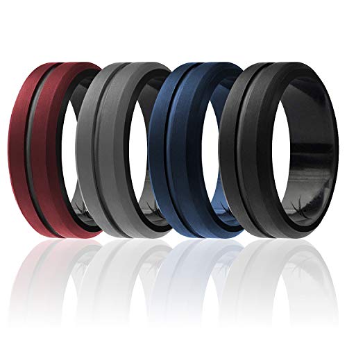 ROQ , Herren Platin Irregulär Kein Edelstein Hochzeitsband, Multi-color, - I0118268 ROQ , Herren Platin Irregulär Kein Edelstein Hochzeitsband, Multi-color, - I0118268 von ROQ