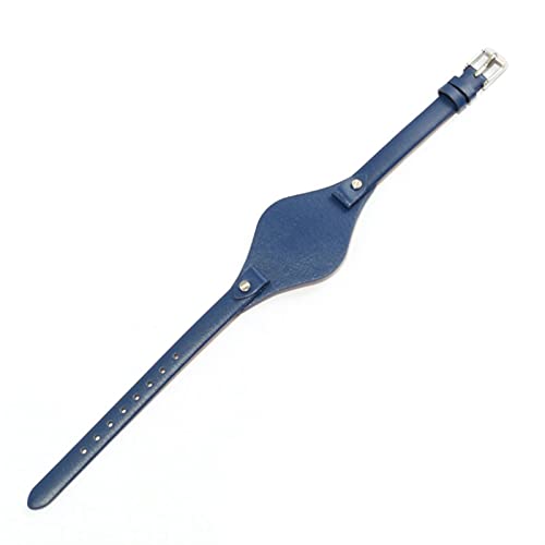 RORFFK Für Fossil ES3077 2830 3262 3060 4176 4119 Uhrenband -Damen mit Tablettlederband 8 mm kleiner Armband(Dark blue) von RORFFK