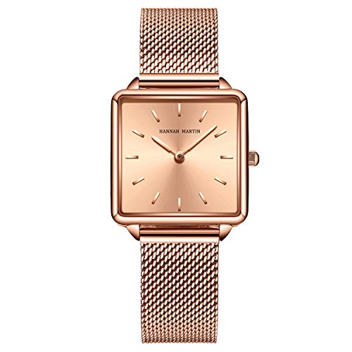 rorios Damen Uhren Analog Quarz Armbanduhren Minimalistisch Mesh Band Mode Mädchen Armbanduhr von rorios