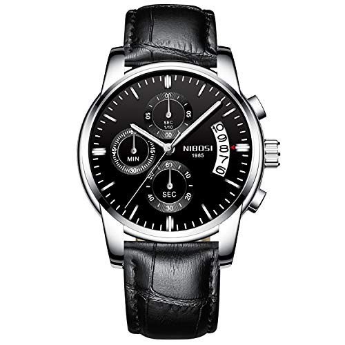 rorios Herren Analog Quarz Armbanduhren Leuchtend Chronograph Uhr Geschäft Uhren Lederband mit Datum Kalender Mode Armbanduhr Männer rorios Herren Analog Quarz Armbanduhren Leuchtend Chronograph Uhr Geschäft Uhren Lederband mit Datum Kalender Mode Armbanduhr Männer von rorios