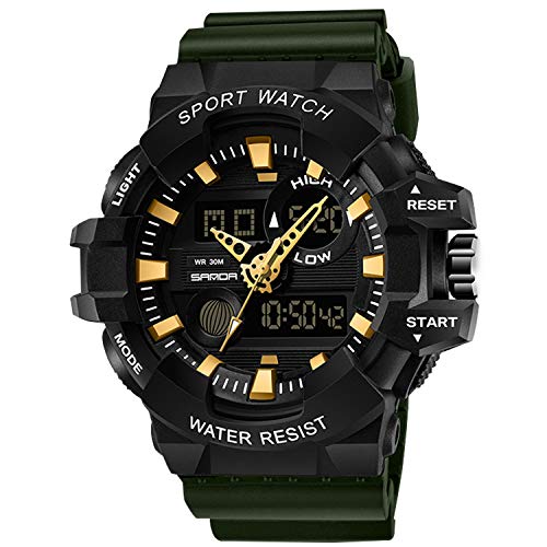 rorios Herren Armbanduhr Militär Uhren LED Sportuhr Männeruhren Digital Uhren für Herren von rorios