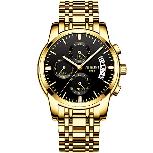 rorios Mode Herren Uhren Analog Quarz Armbanduhren Chronograph Uhr und Edelstahlband Zifferblatt Leuchtend Geschäft Uhren mit Kalender Multifunction Männer Armbanduhr rorios Mode Herren Uhren Analog Quarz Armbanduhren Chronograph Uhr und Edelstahlband Zifferblatt Leuchtend Geschäft Uhren mit Kalender Multifunction Männer Armbanduhr von rorios